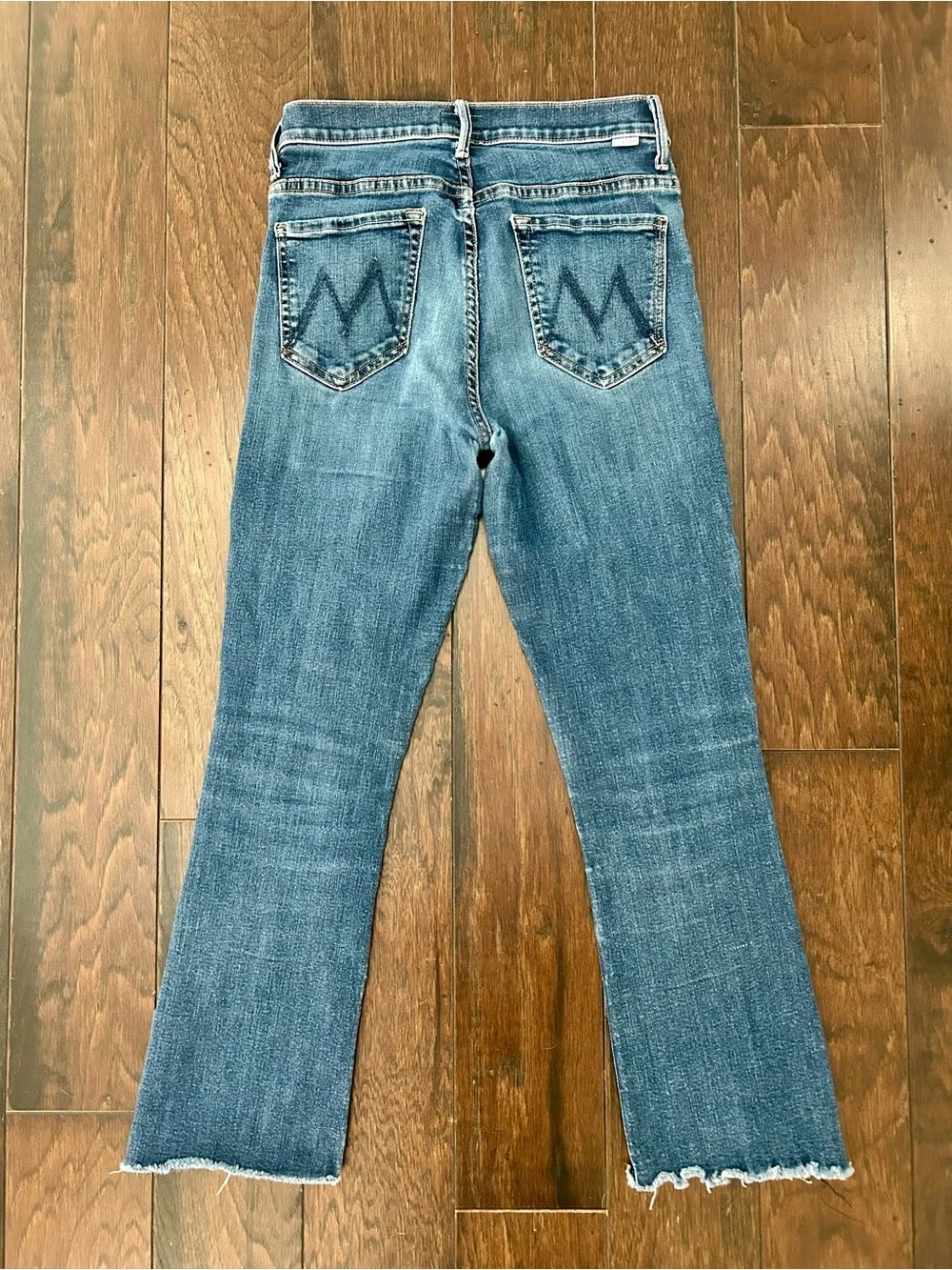 MOTHER Insider Crop Step Hem Fray Jeans